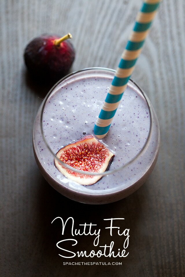 These super simple to make smoothies kinda have a grown-up PB&J flavor to 'em! | www.spachethespatula.com #recipe