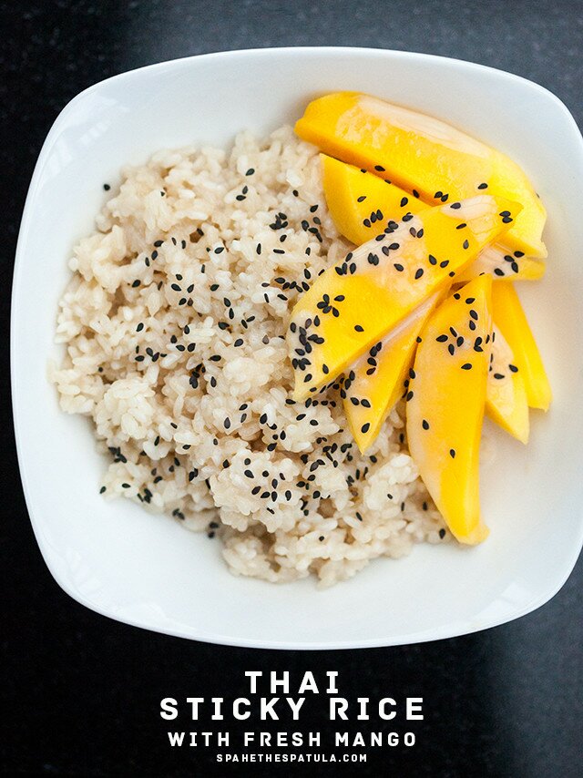 This simple Thai dessert is just sweet enough, and totally satisfying---also #vegan | www.spachethespatula.com #recipe