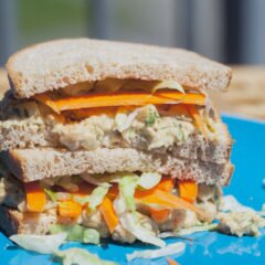 Creamy, crunchy, and totally tasty---the best sandwich you've probably never tried | www.spachethespatula.com #recipe #vegan