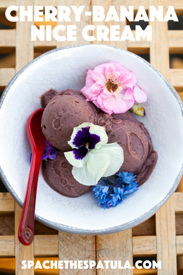 This no-churn, 3-ingredient ice cream will help you beat the heat SUPER quick! #vegan | www.spachethespatula.com #recipe