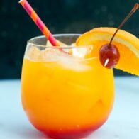 A tiny twist on this tequila brunch cocktail gives it a creamsicle flavor! | www.spachethespatula.com #recipe